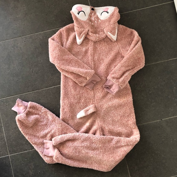 Fuzzy Fox Onesie For Girls - Picture 2 of 5